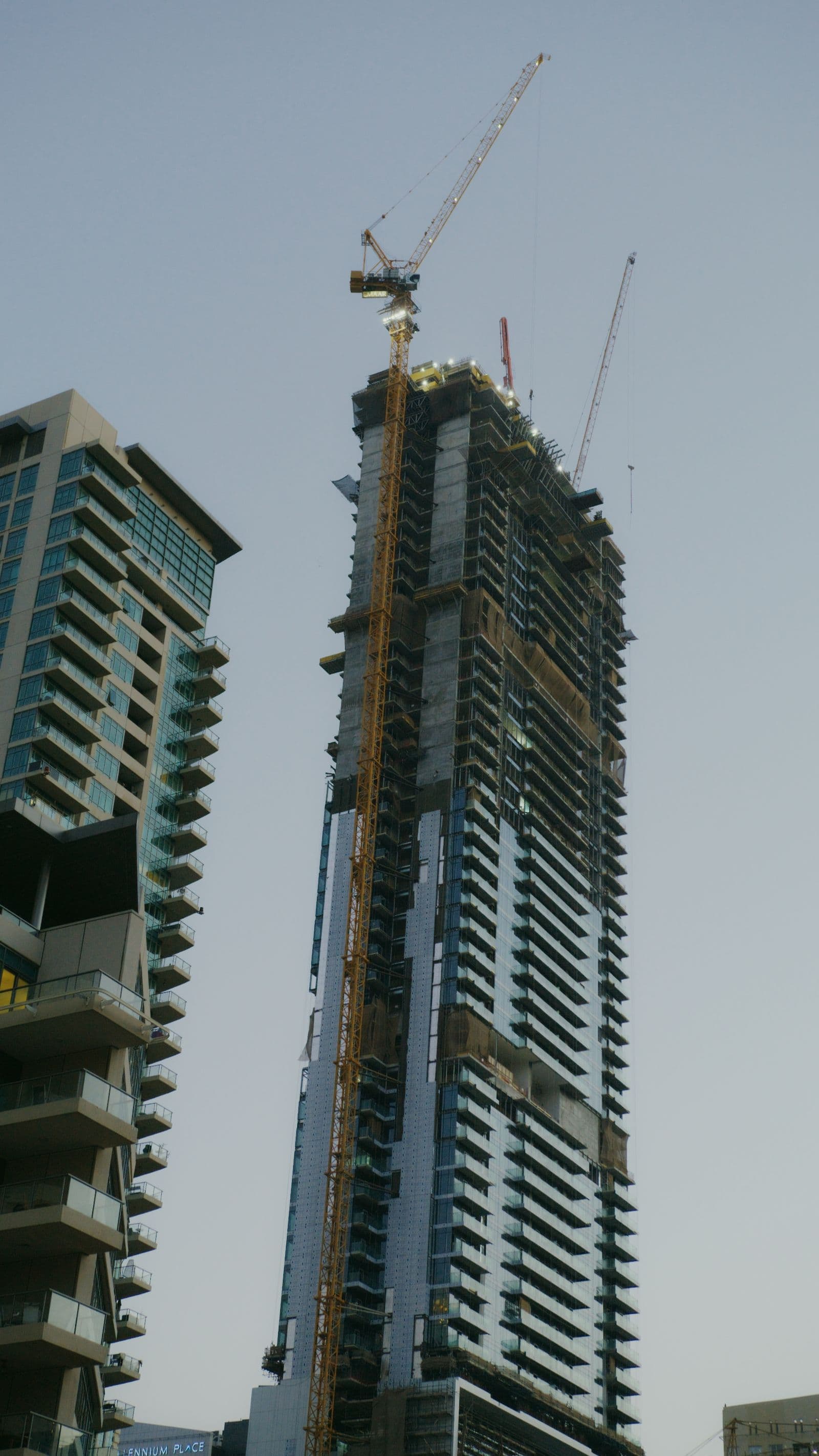 High-rise building under construction