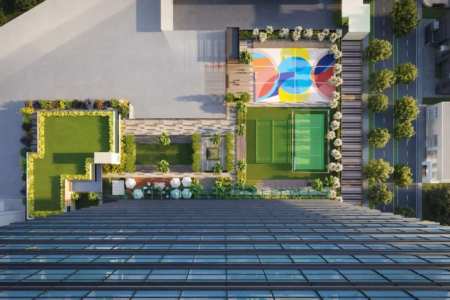 TERRACE — TOP VIEW